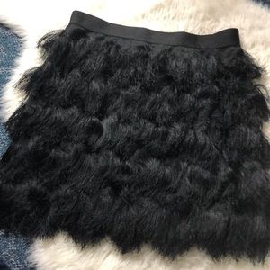 🖤Black Fuzzy Mini Skirt🖤